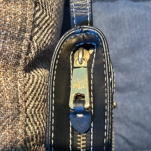 Crossbody Ralph Lauren bag with contrast stitching - Picture 9 of 9
